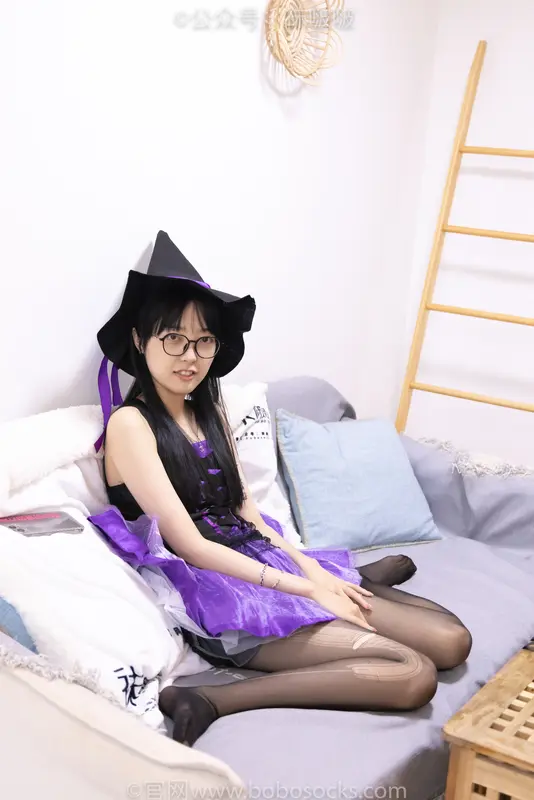 [BoBoSocks袜啵啵]NO.051 稚予-魔女装、高跟鞋、黑丝 9