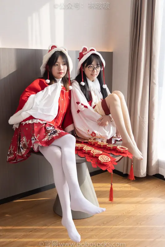 [BoBoSocks袜啵啵]NO.054 小甜豆与稚予-给大家拜年啦 6