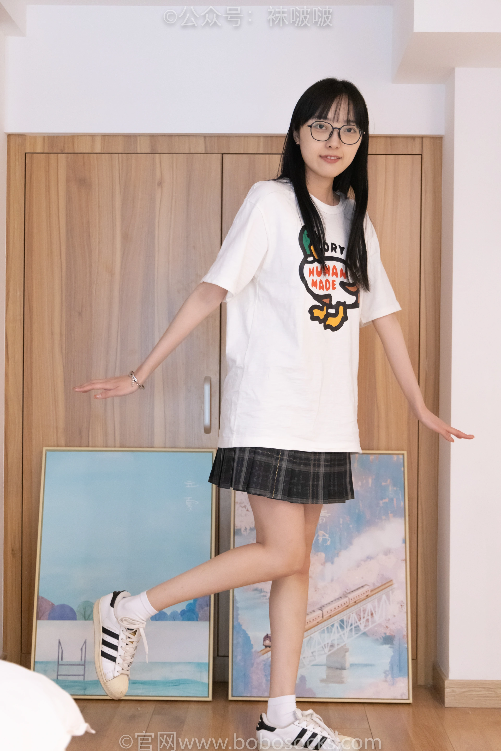 [BoBoSocks袜啵啵]NO.073 稚予-贝壳头、白棉袜、裸足 1